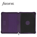 Filofax Tablet Case borító nagy Microfiber Zip, Lila
