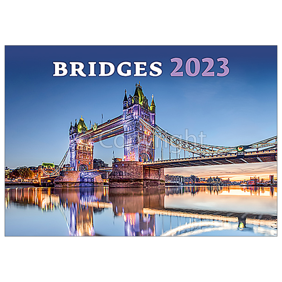 Bridges, képes falinaptár 2023