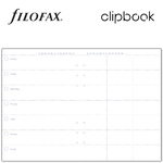 Filofax Clipbook Naptárbetét dátum nélküli Heti A5
