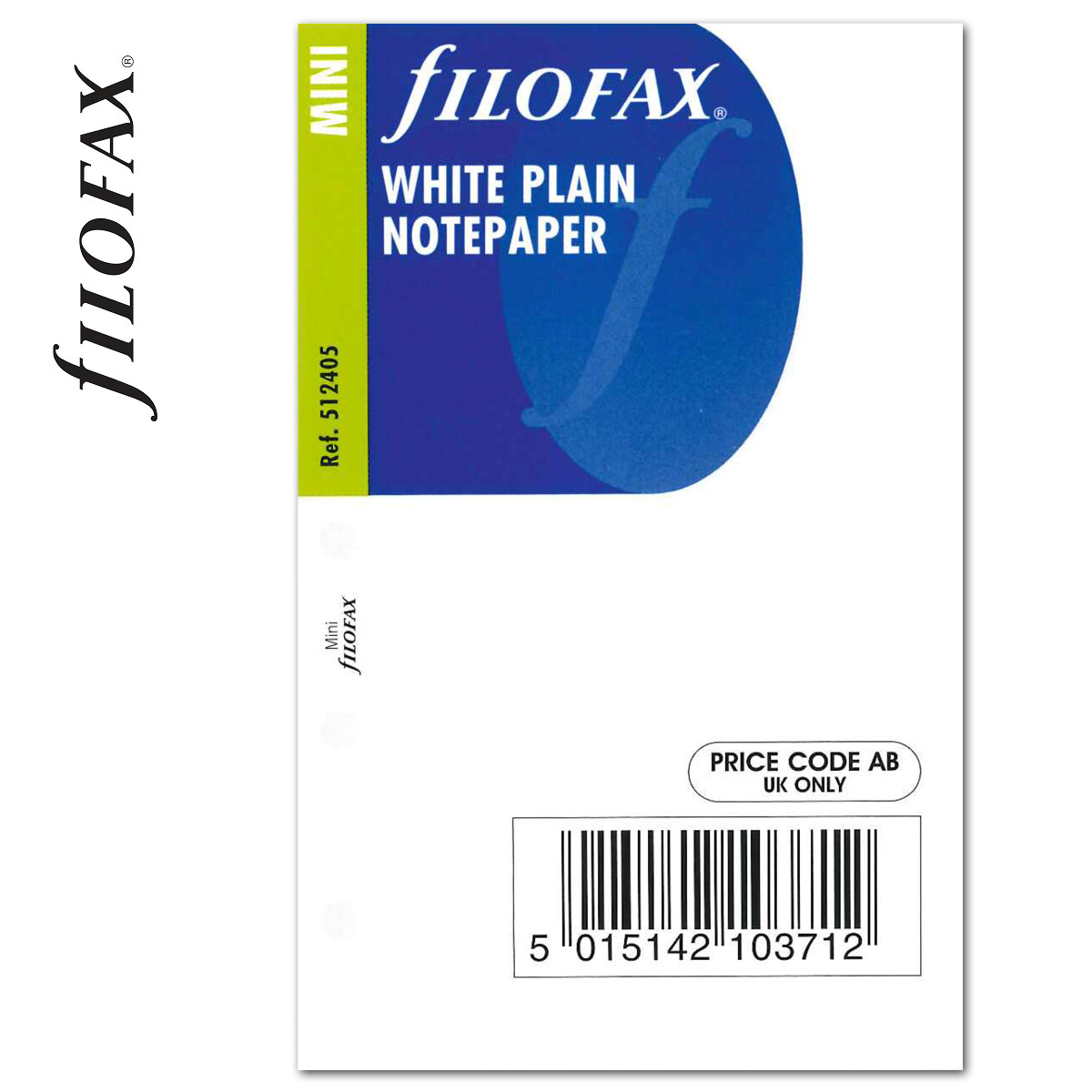 Filofax Jegyzetlapok Üres Mini Fehér
