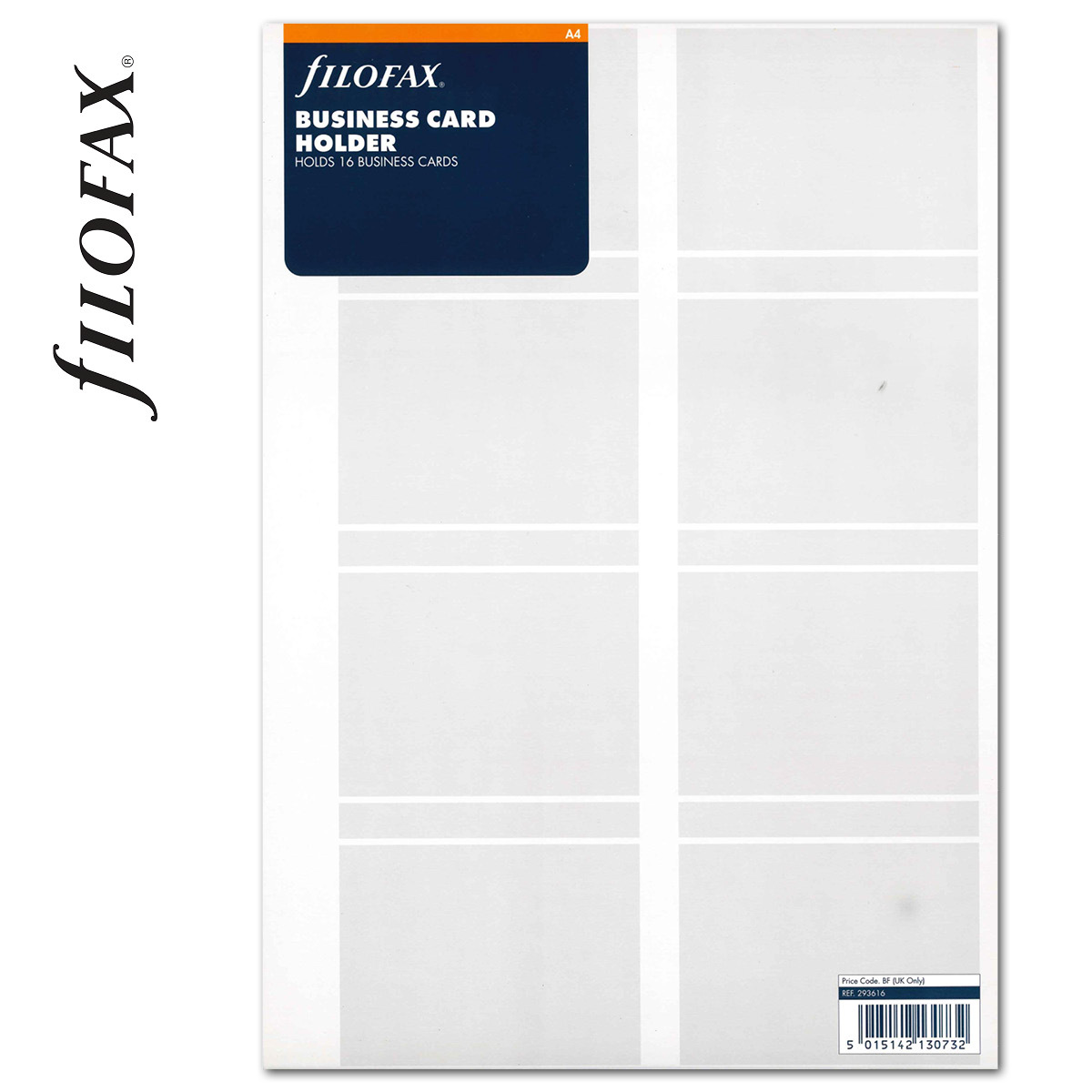 Filofax Kártyatartó Névjegykártya A4 Átlátszó
