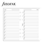 Filofax Kontakt lista (Web / Email) Personal Fehér