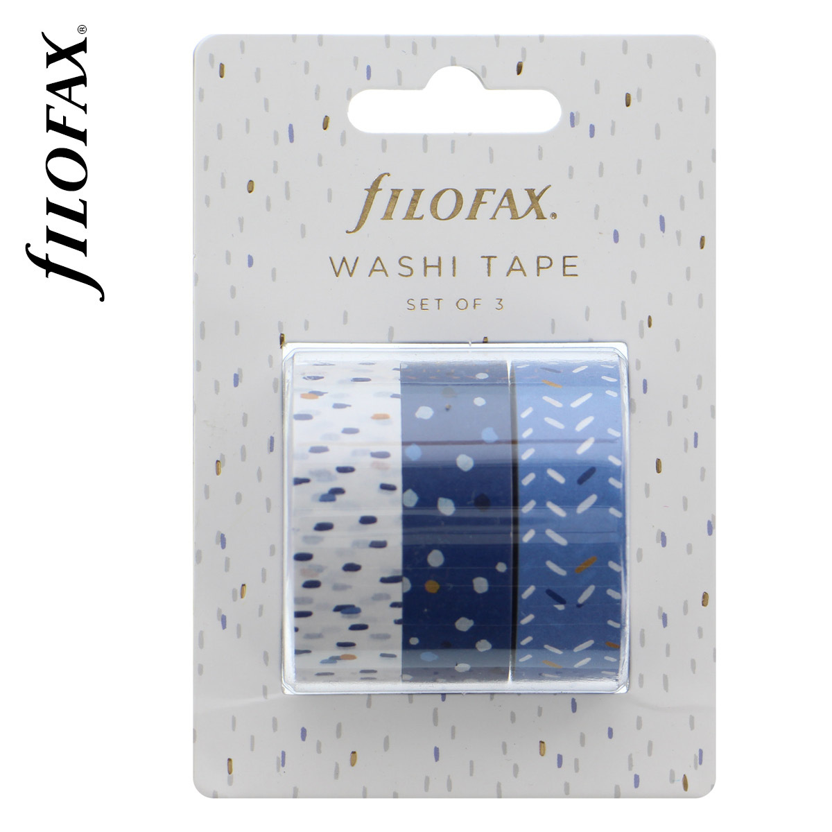 Filofax Washi Tape csomag Indigo
