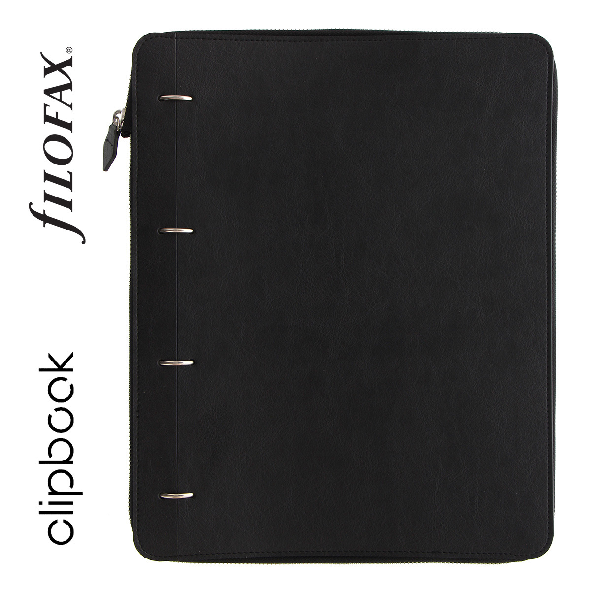 Filofax Clipbook Classic A4 Zip Fekete
