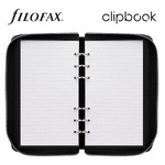 Filofax Clipbook Classic Personal Zip Fekete