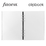 Filofax Clipbook Saffiano Metallic A5 Ezüst