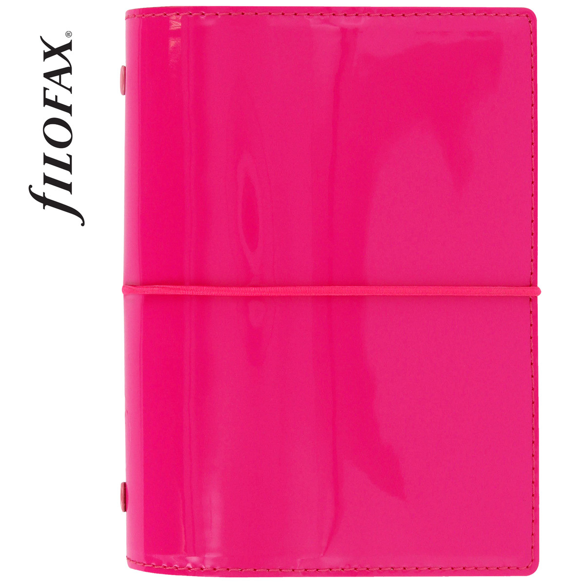 Filofax Domino Lakk Pocket Pink