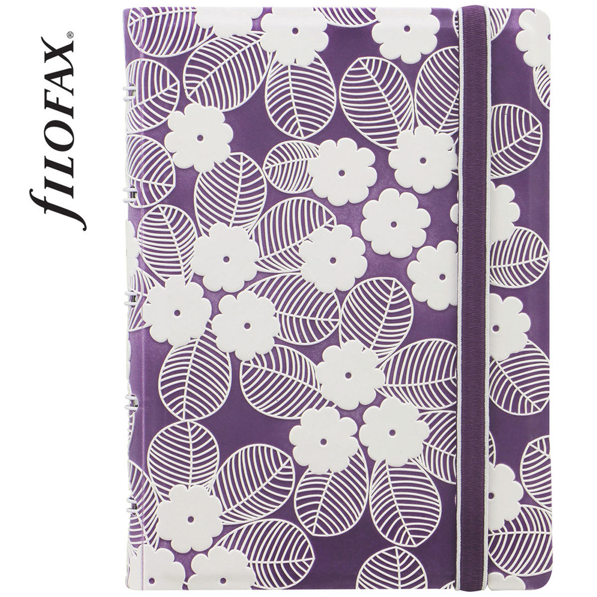 Filofax Notebook Impressions Pocket Lila-fehér