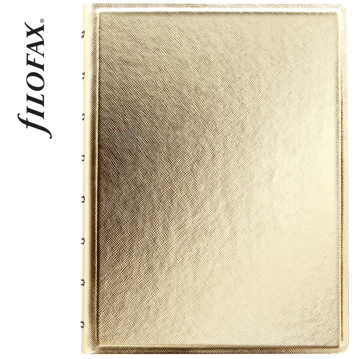 Filofax Notebook Saffiano Metallic A5 Arany