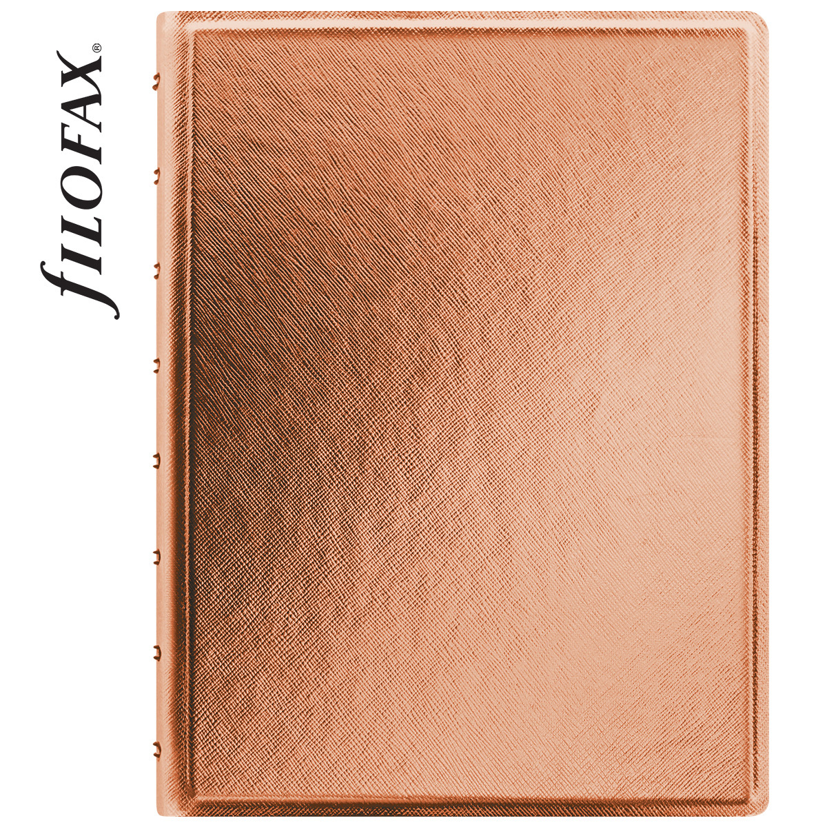 Filofax Notebook Saffiano Metallic A5 Rózsaarany