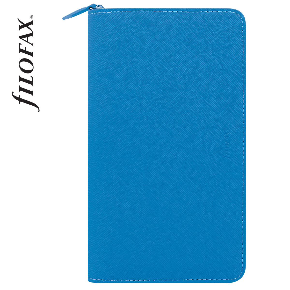 Filofax Saffiano Fluoro Personal Compact Zip Kék